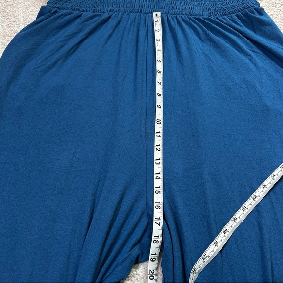 NWT Old Navy Waist-Defined Blue Jumpsuit Stretch Jersey Knit Size XL Maternity - Picture 8 of 13